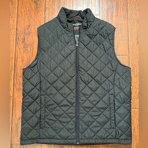 Hawke & Co Men's Dark Quilted Vest